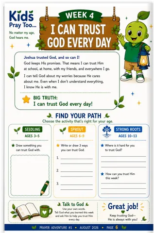 Week 4: I Can Trust God Every Day