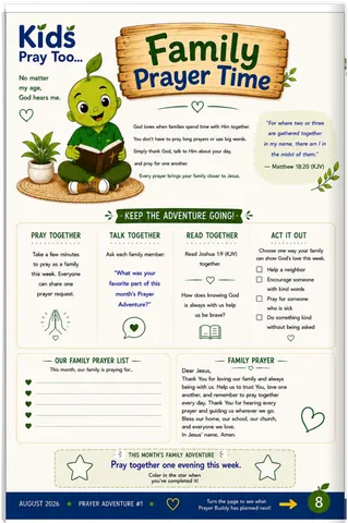 Family Prayer Time page